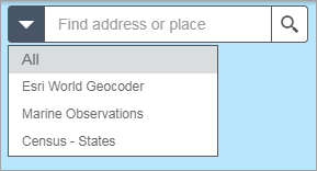 Liste der Geokodierungsservices und durchsuchbaren Layer