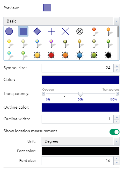 Einfacher Punktsymbol-Editor