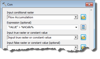 Parameter des Werkzeugs "Con" Parameter des Werkzeugs "Con"